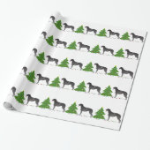 Scottish Deerhound-kerstontwerp Cadeaupapier (Uitgerold)