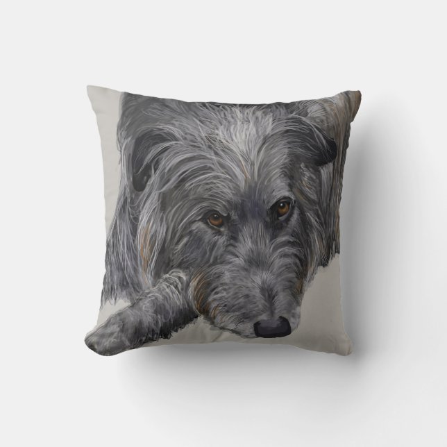 Scottish Deerhound Kussen (Voorkant)
