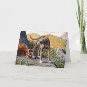 Scottish Deerhound Notecard Kaart