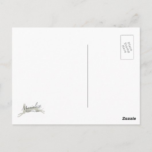 Scottish deerhound on a sofa briefkaart (Achterkant)