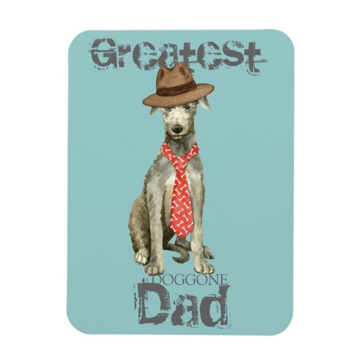 Scottish Deerhound Pap Magneet (Verticaal)