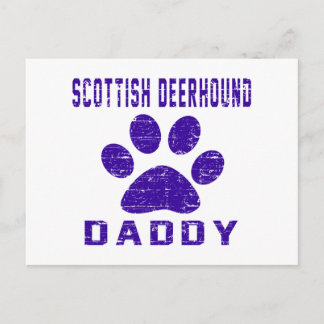 Scottish Deerhound Papa Gifts Design Briefkaart