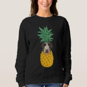 Scottish Deerhound Pineapple Dog Trui (Voorkant)