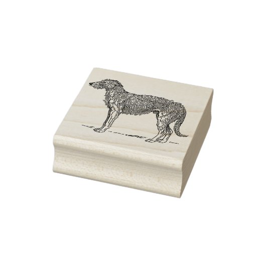 Scottish Deerhound Rubberstempel (Stempel)