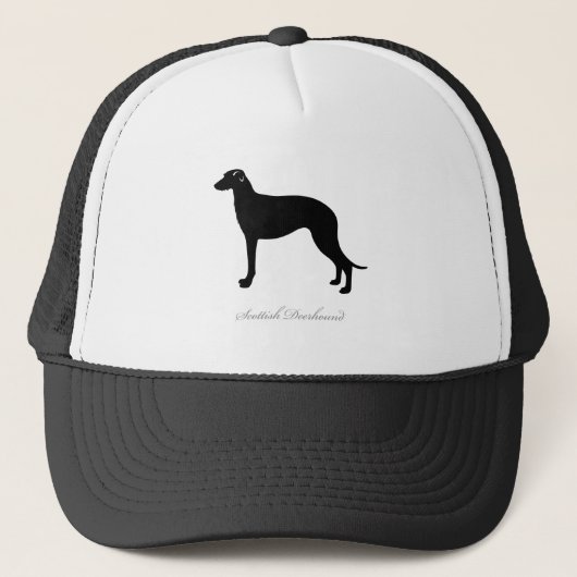 Scottish Deerhound silhouette Trucker Pet (Voorkant)