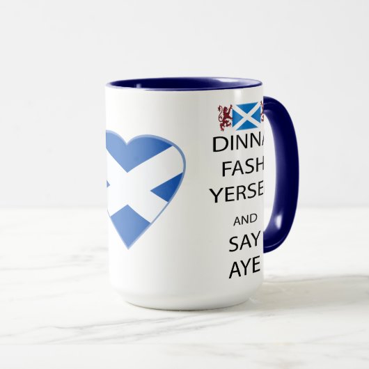 Scottish Dinna Fash Yersel Zeg ja Mok (Voorkant rechts)