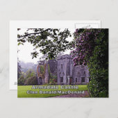 Scottish Donald / MacDonald Clan's Armadale Castle Briefkaart (Voorkant / Achterkant)