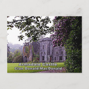 Scottish Donald / MacDonald Clan's Armadale Castle Briefkaart