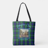 Scottish Douglas Clan's Castle Painting Canvas tas (Achterkant)