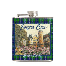 Scottish Douglas Clan's Douglas Castle Hip Flask