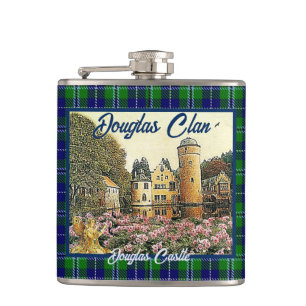 Scottish Douglas Clan's Douglas Castle Hip Flask Heupfles