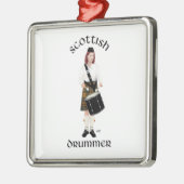 Scottish Drummer - Butterscotch Metalen Ornament (Links)