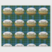 Scottish Dunvegan Castle & MacLeod Clan Tartan Cadeaupapier (Vlak)
