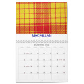 SCOTTISH FAMILIE TARTAN CALANDAR KALENDER (Feb 2026)