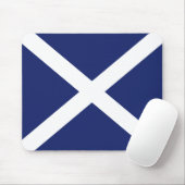 Scottish Flag Mouse Mat in Dark Blue Muismat (Met muis)