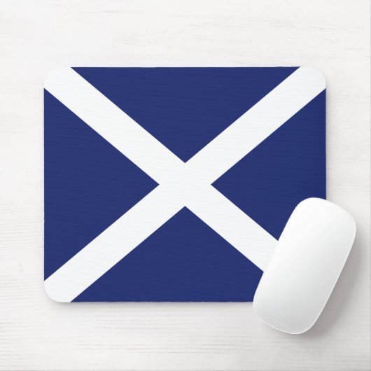 Scottish Flag Mouse Mat in Dark Blue Muismat (Met muis)