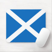 Scottish Flag Mouse Mat in officiële kleuren Muismat (Met muis)