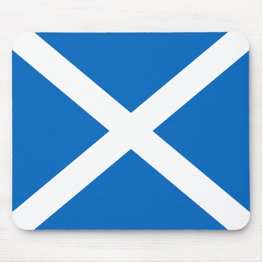 Scottish Flag Mouse Mat in officiële kleuren Muismat (Voorkant)