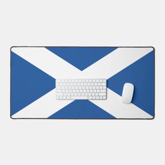 Scottish flag of Scotland custom desk mat (Keyboard & Muis)