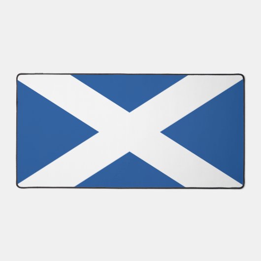 Scottish flag of Scotland custom desk mat (Voorkant)