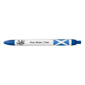 Scottish Flag Pen, Rampant, Schotland / Promotiona Zwarte Inkt Pen (Voorkant)