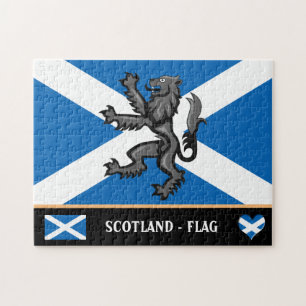 Scottish Flag Puzzle & Rampant / Scotland Legpuzzel