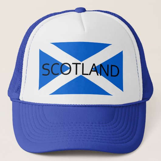 Scottish Flag Scotland hatcn Trucker Pet (Voorkant)