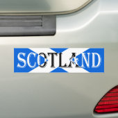 Scottish Flag Scotland Inverted B Sticker arc2 (Op auto)