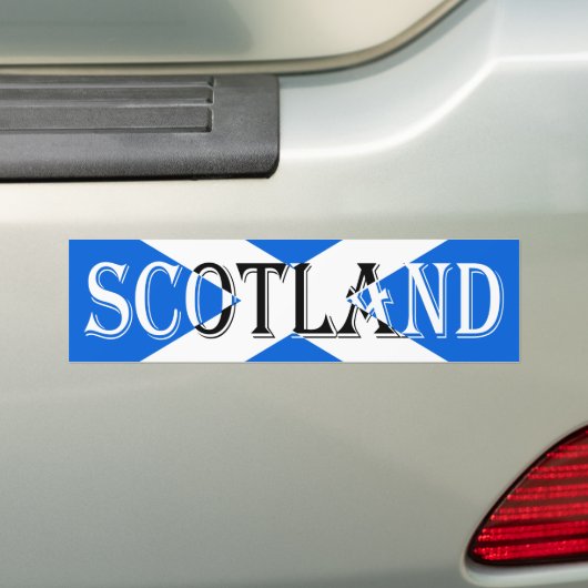 Scottish Flag Scotland Inverted B Sticker arc2 (Op auto)