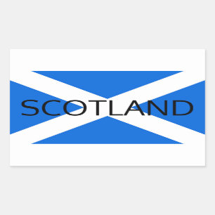 Scottish Flag Scotland stkt Rechthoekige Sticker