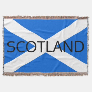 Scottish Flag Scotland Throw Blanket cn Deken