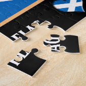 Scottish Flag & Scottish country / Scotland Legpuzzel (Zijkant)