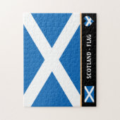Scottish Flag & Scottish country / Scotland Legpuzzel (Verticaal)