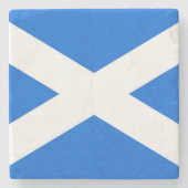 Scottish Flag Stone Onderzetter arc2 (Voorkant)
