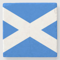 Scottish Flag Stone Onderzetter arc2