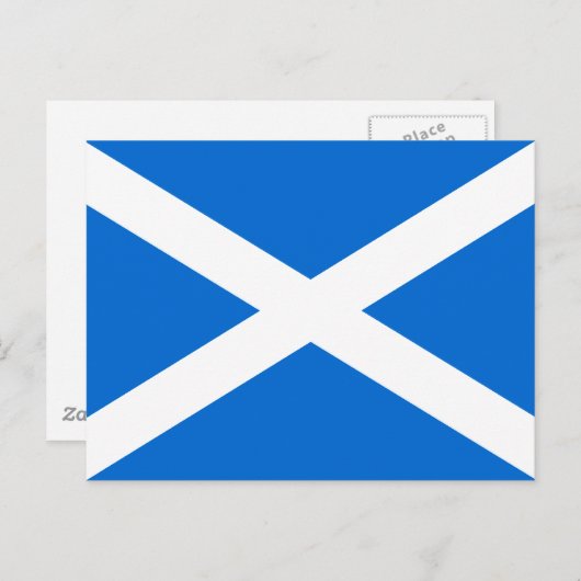 Scottish Flag T-shirts en Gifts Briefkaart (Voorkant / Achterkant)