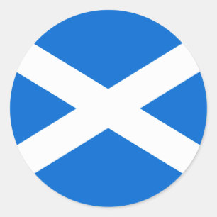 Scottish Flag T-shirts en Gifts Ronde Sticker