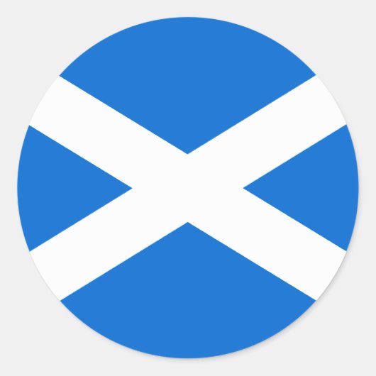 Scottish Flag T-shirts en Gifts Ronde Sticker (Voorkant)