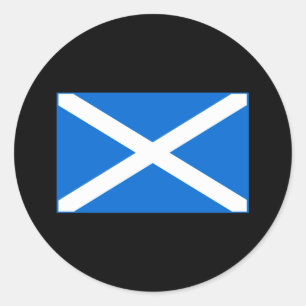 Scottish Flag T-shirts en Gifts Ronde Sticker