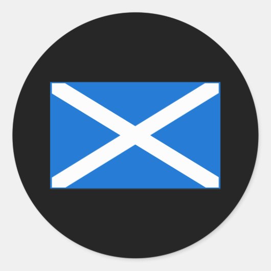 Scottish Flag T-shirts en Gifts Ronde Sticker (Voorkant)