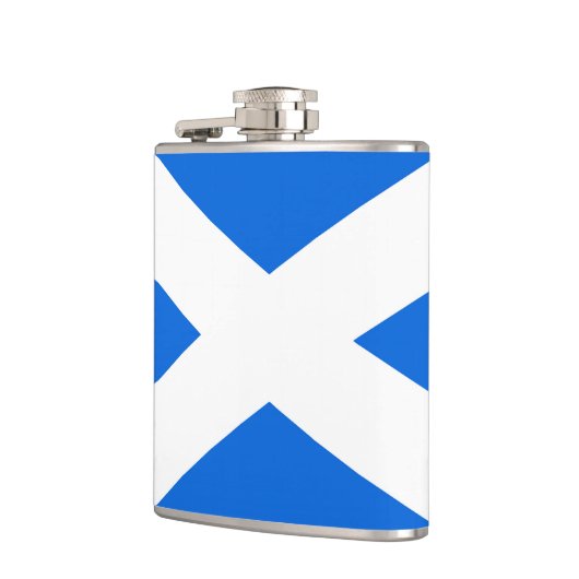 Scottish Flag Vinyl Gewikkeld plat Heupfles (Links)