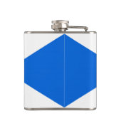 Scottish Flag Vinyl Gewikkeld plat Heupfles (Achterkant)