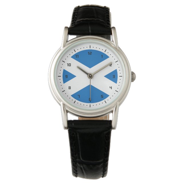 Scottish flag Watch Horloge (Voorkant)