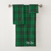 Scottish Flair Clan MacLean Hunting Tartan Pset Bad Handdoek (Insitu)