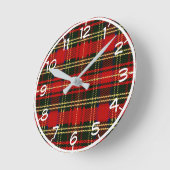 Scottish Flannel Ronde Klok (Hoek)