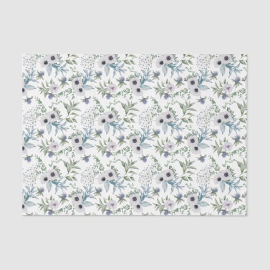 Scottish Floral and Tartan Series Design 18 Tissuepapier (Voorkant)