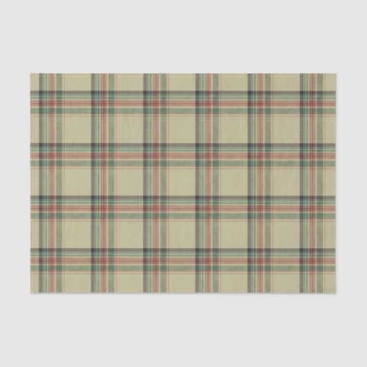 Scottish Floral and Tartan Series Design 36 Tissuepapier (Voorkant)