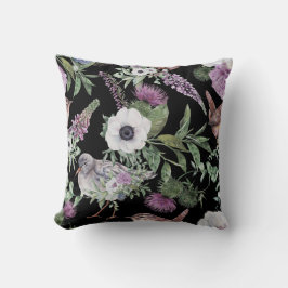 Scottish Floral & Bird Kussen