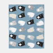 Scottish Fold Cats Fleece Blanket Deken (Voorkant)