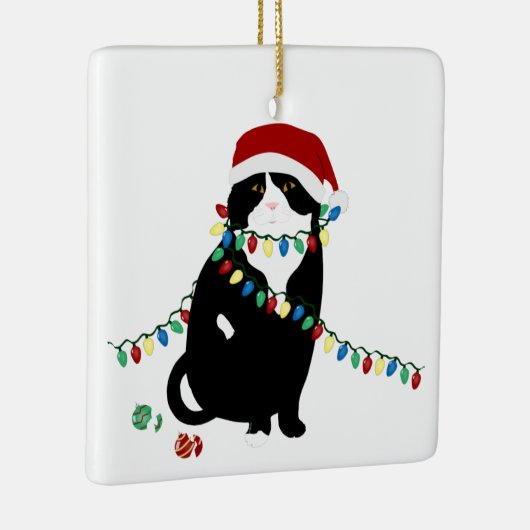 Scottish Fold kerstversiering Keramisch Ornament (Rechts)